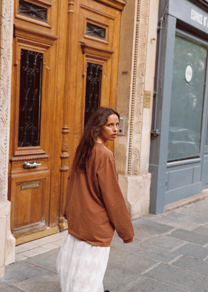 Kinga Csilla Lino Roses Tee