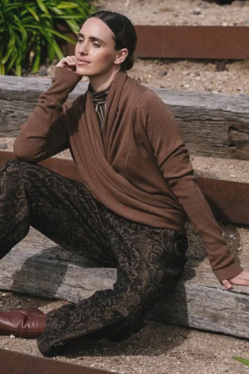M.A. Dainty Soho Knit - Chocolate