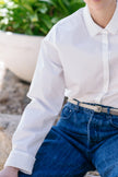 M.A. Dainty Stand By Shirt - White/Pearl