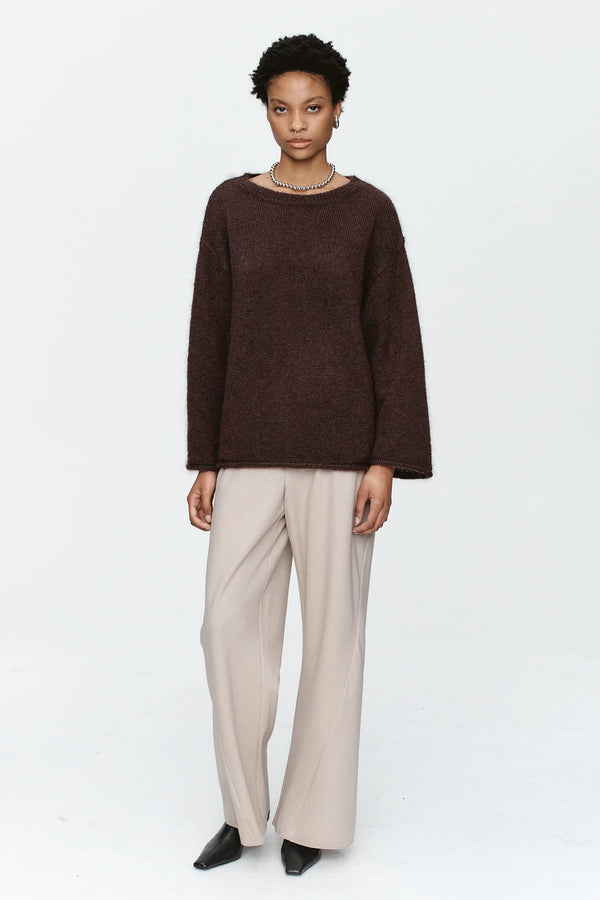 Marle Maye Jumper - Chocolate