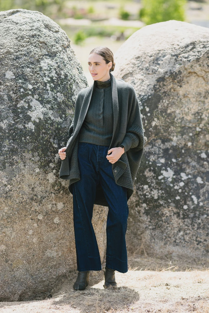 M.A. Dainty Sparks Knit - Moss