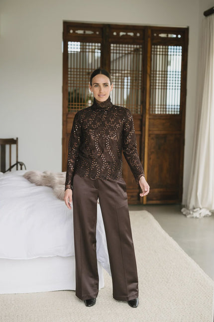 M.A. Dainty Pinot Pant - Mahogany