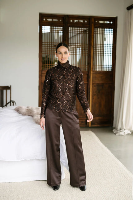 M.A. Dainty Pinot Pant - Mahogany
