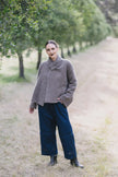 M.A. Dainty Shetland Knit Cardi - Bark
