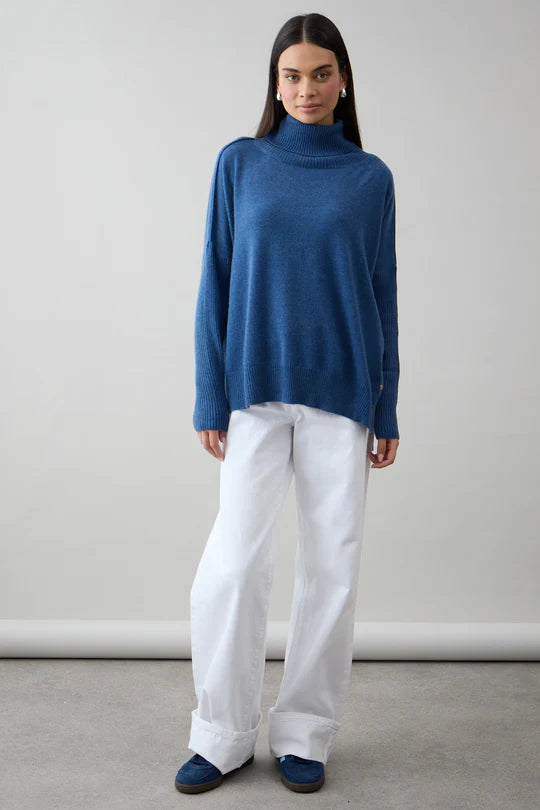 Mia Fratino Gigi Step Rollneck - Denim