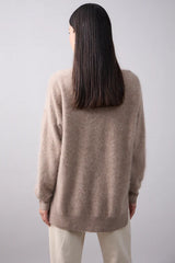 Mia Fratino Scarlett Vee Sweater - Biscuit