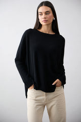 Mia Fratino Boyfriend Crew - Jet Black
