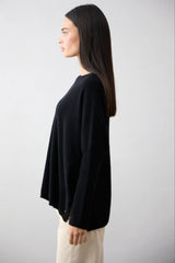 Mia Fratino Boyfriend Crew - Jet Black