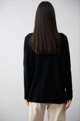 Mia Fratino Boyfriend Crew - Jet Black