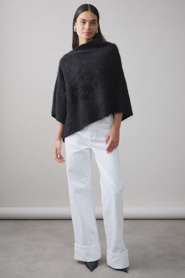 Mia Fratino Brushed Poncho - JET