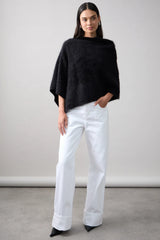 Mia Fratino Brushed Poncho - JET