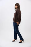 Mia Fratino Macy Cardi - Dark Chocolate