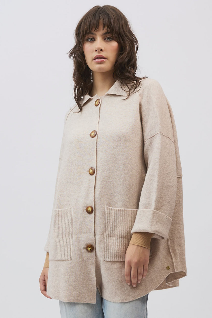 Mia Fratino Brixton Jacket - Bone