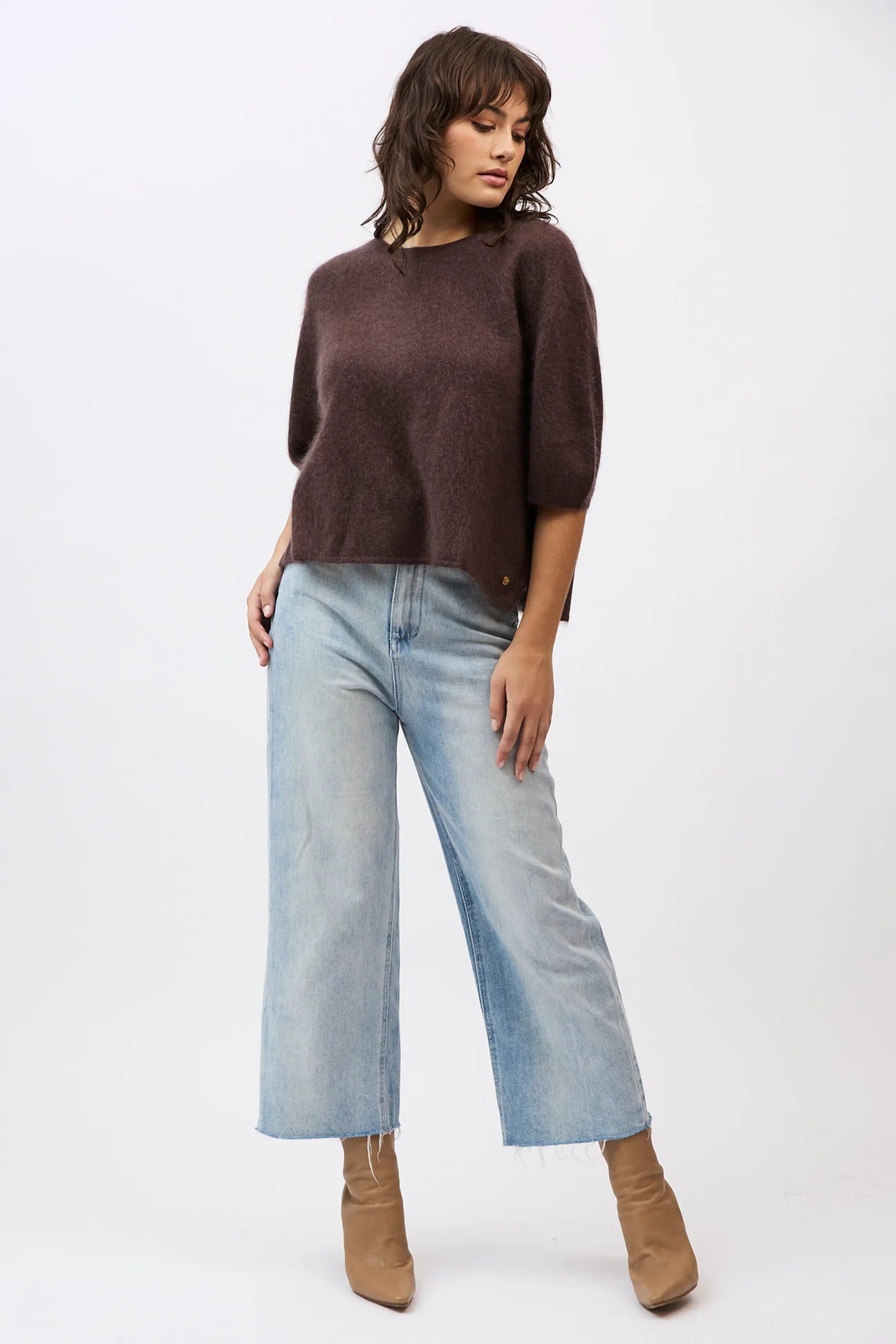 Mia Fratino Eliza Tee - Dark Chocolate