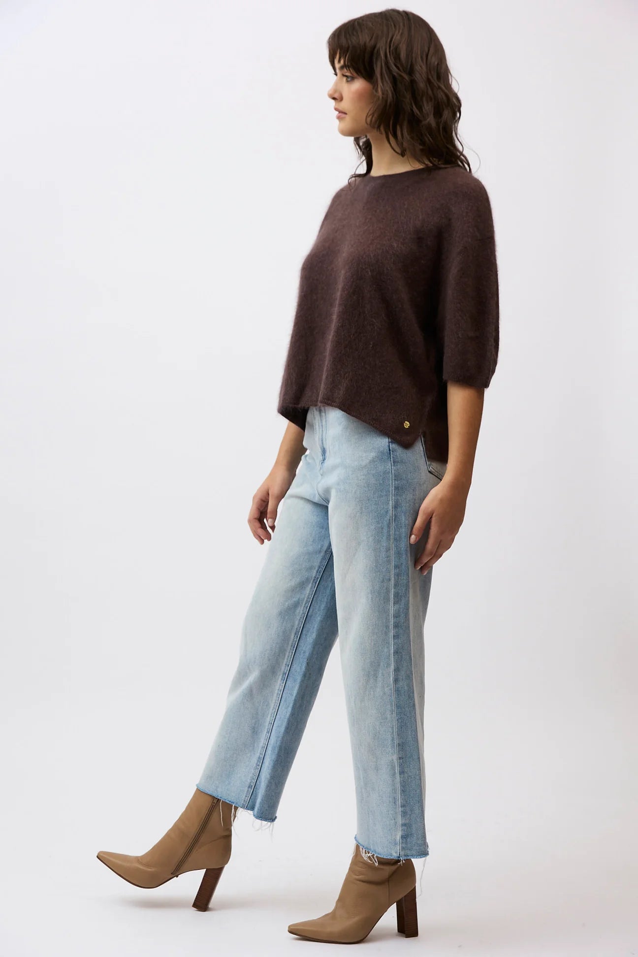 Mia Fratino Eliza Tee - Dark Chocolate