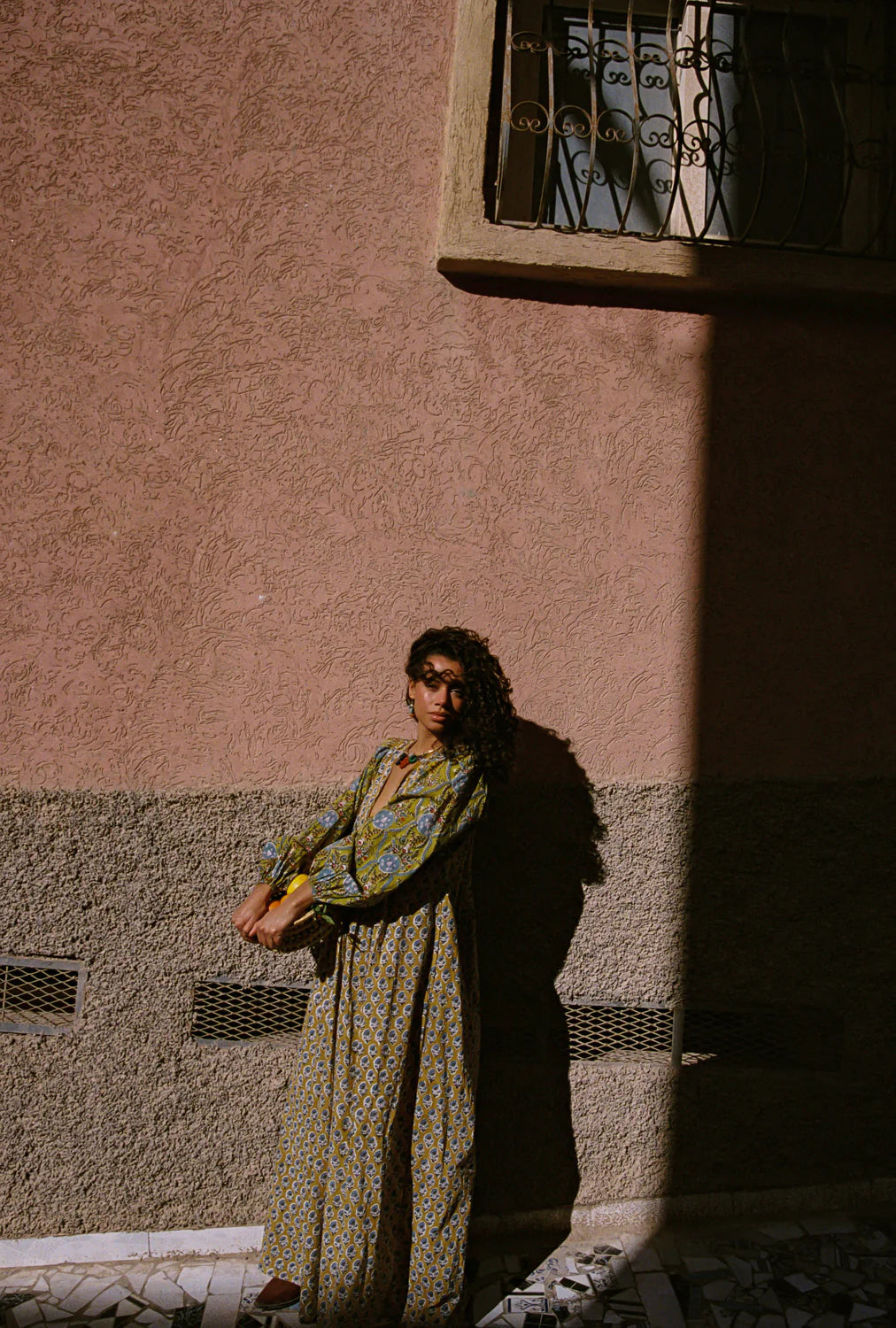 Kinga Csilla Zoya Block Print Marrakech Dress