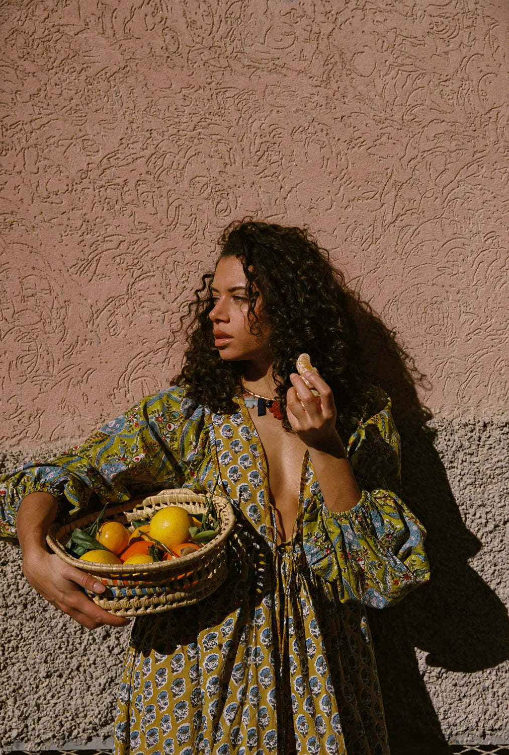 Kinga Csilla Zoya Block Print Marrakech Dress