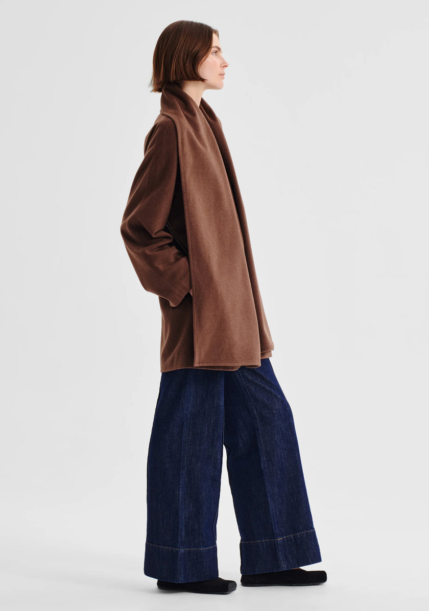 Morrison Etta Cape Coat - Nutmeg