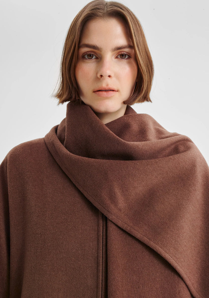 Morrison Etta Cape Coat - Nutmeg