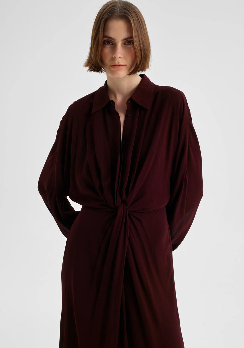Morrison Florian Shirt Dress - Pinot