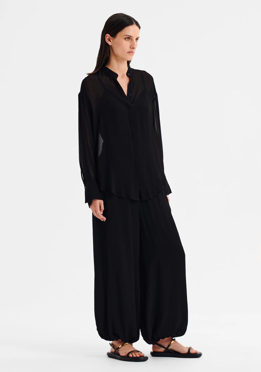 Morrison Miranda Cape Shirt - Black