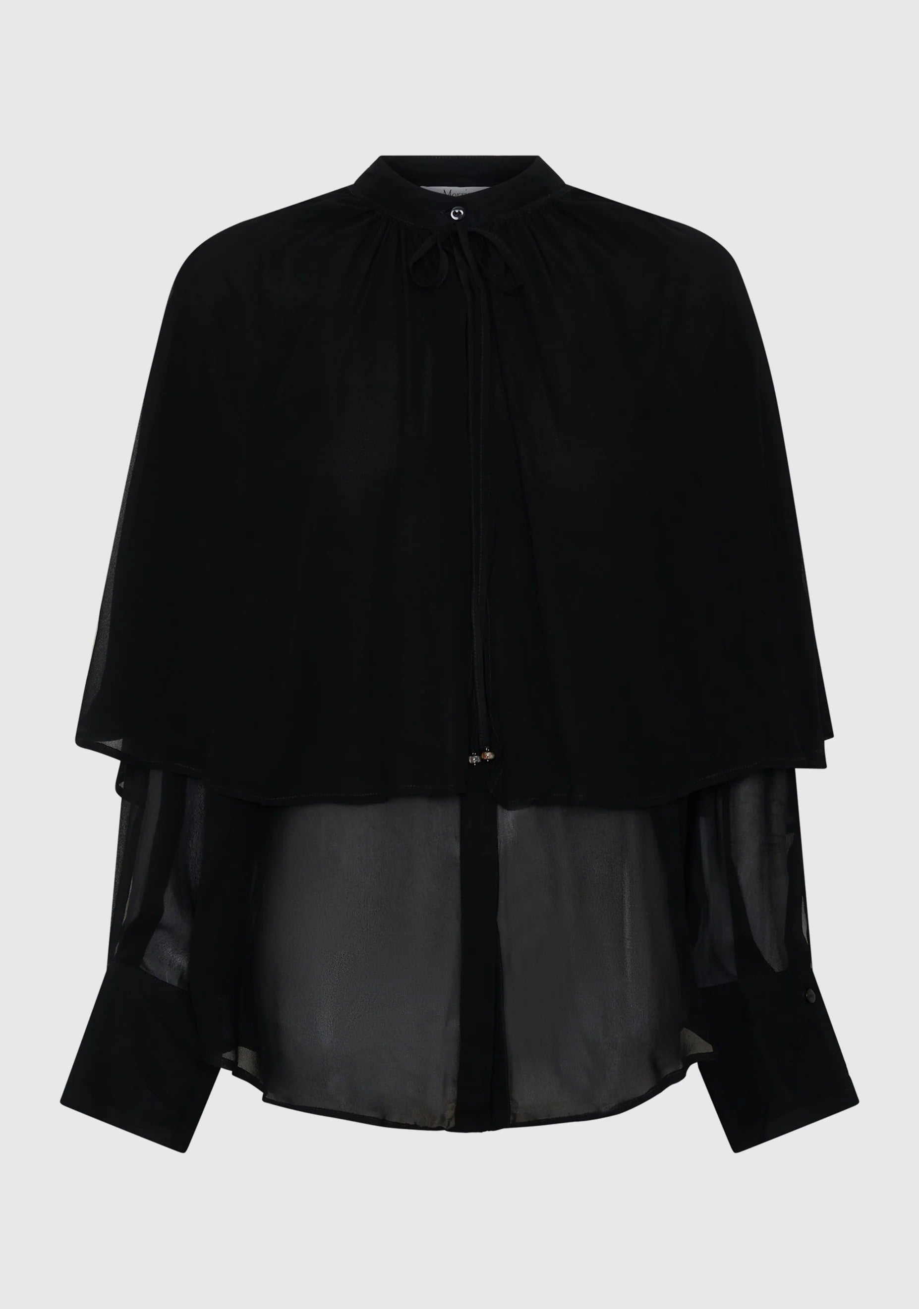Morrison Miranda Cape Shirt - Black