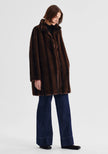 Morrison Stevie Fur Coat - Espresso