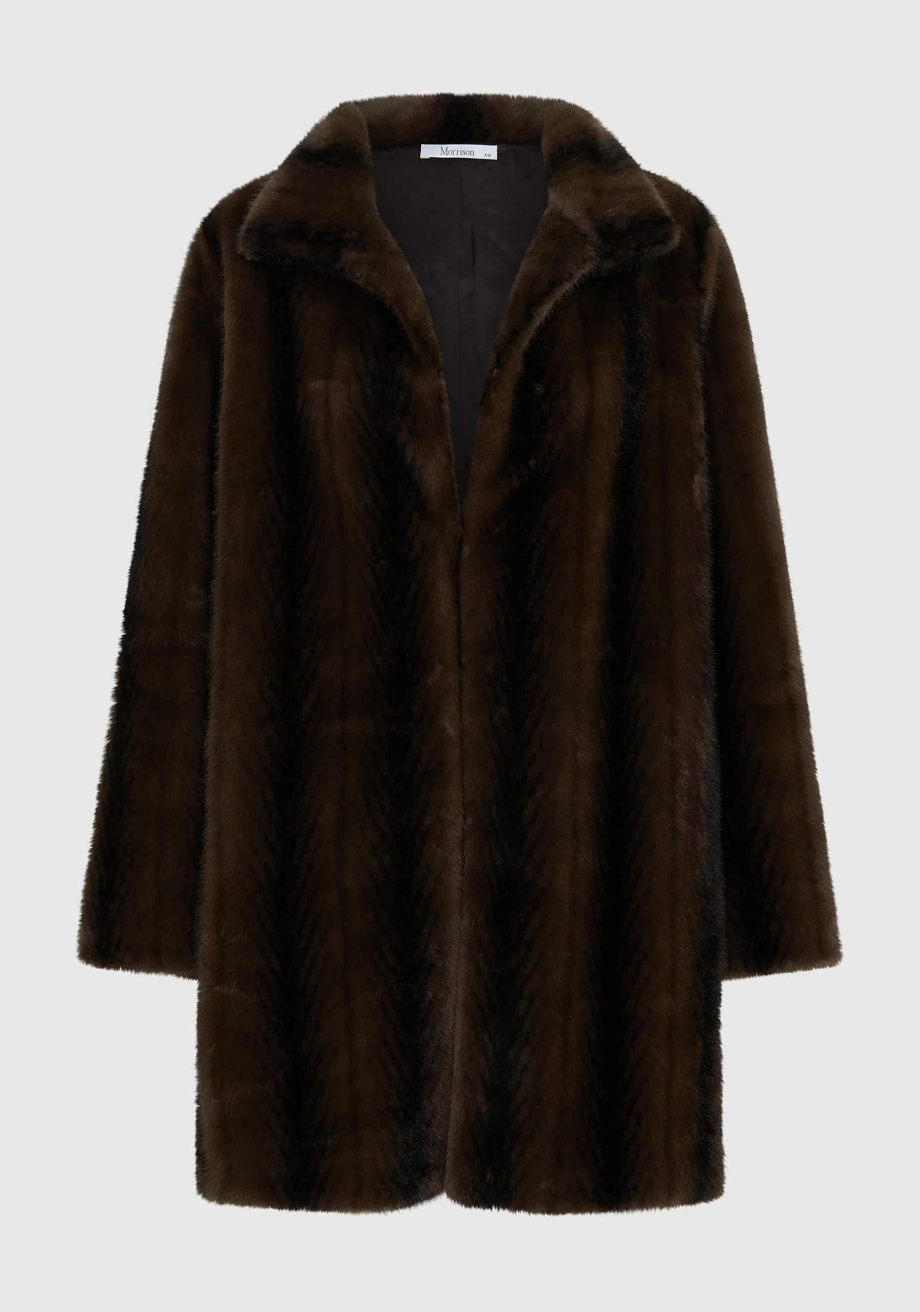 Morrison Stevie Fur Coat - Espresso