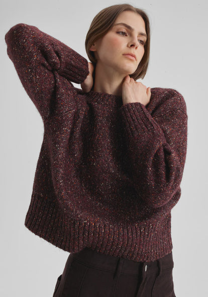 Morrison Zoe Knit Pullover - Boysenberry