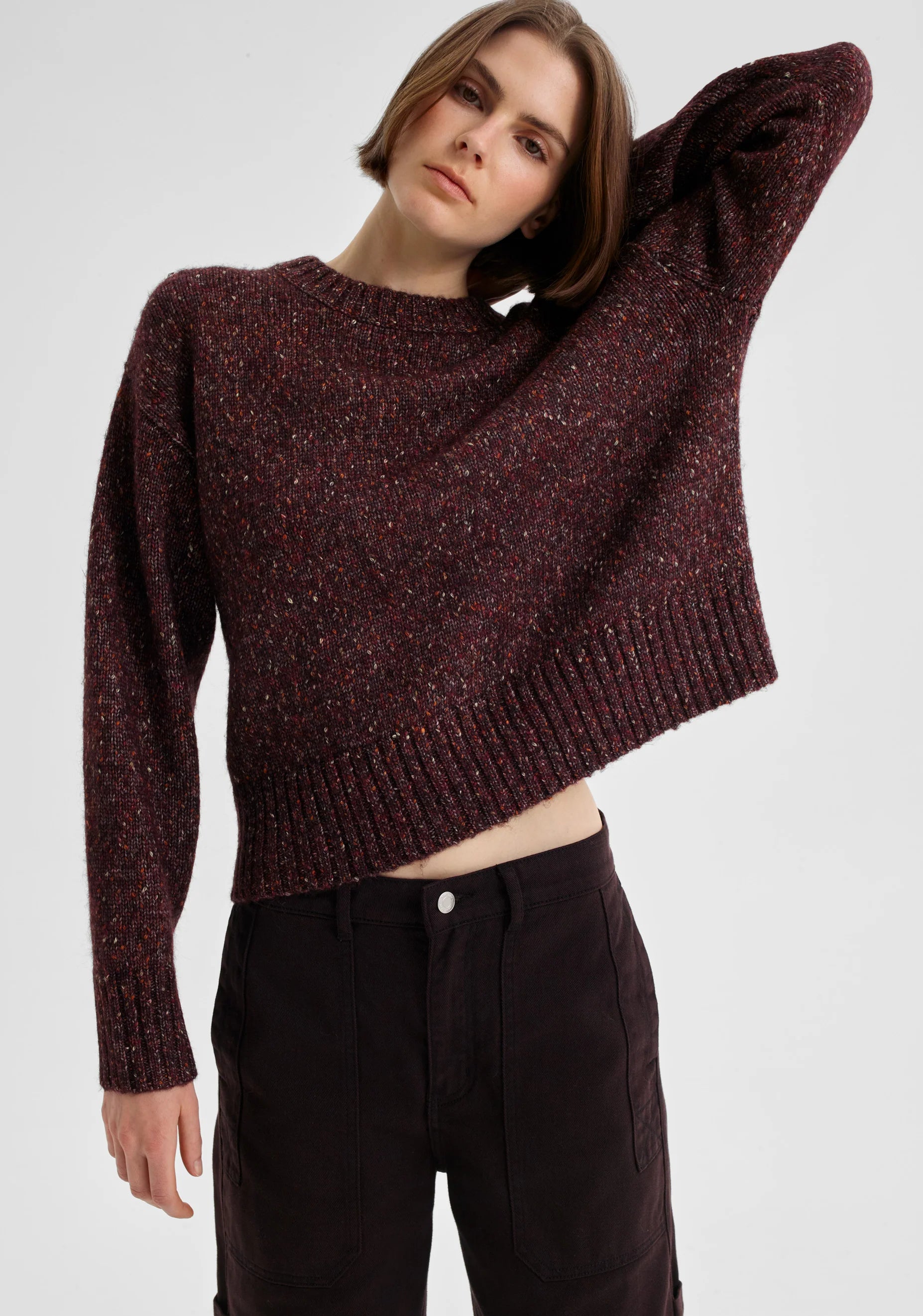 Morrison Zoe Knit Pullover - Boysenberry