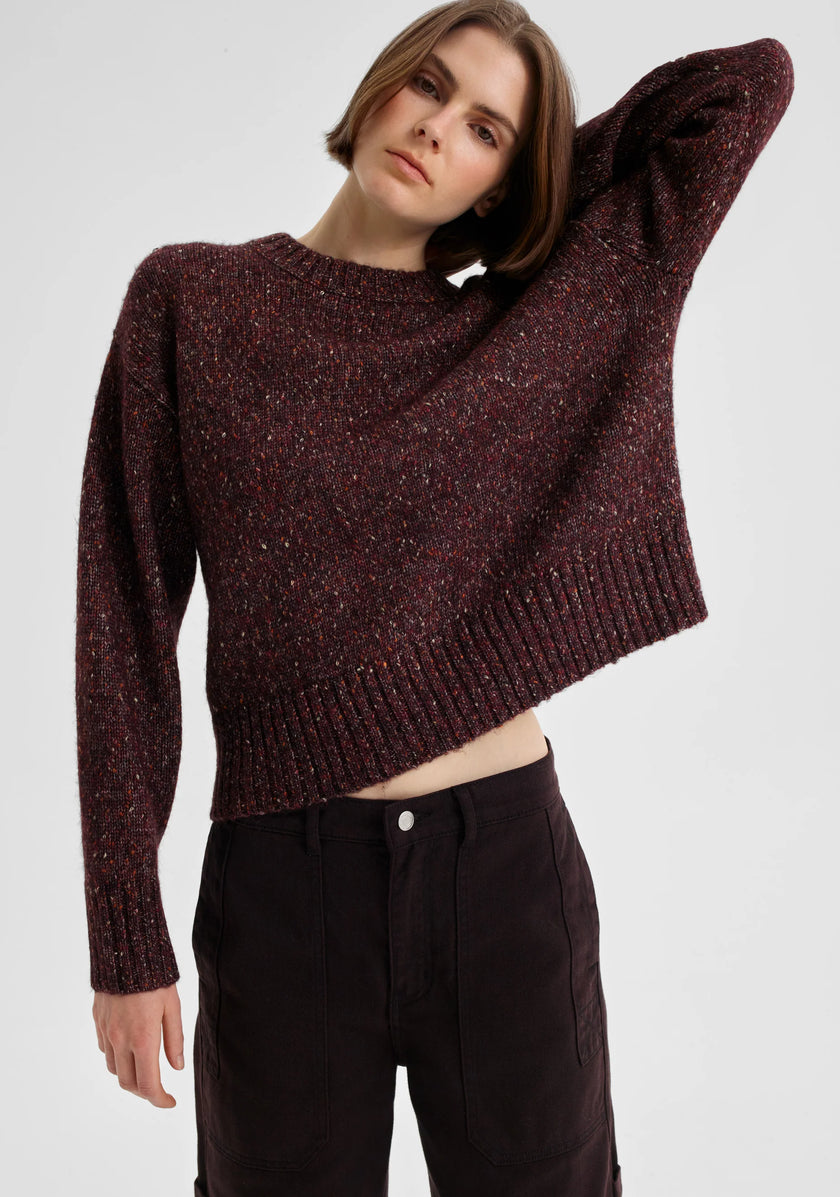 Morrison Zoe Knit Pullover - Boysenberry