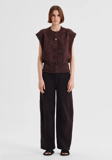 Morrison Zoe Knit Vest  - Boysenberry