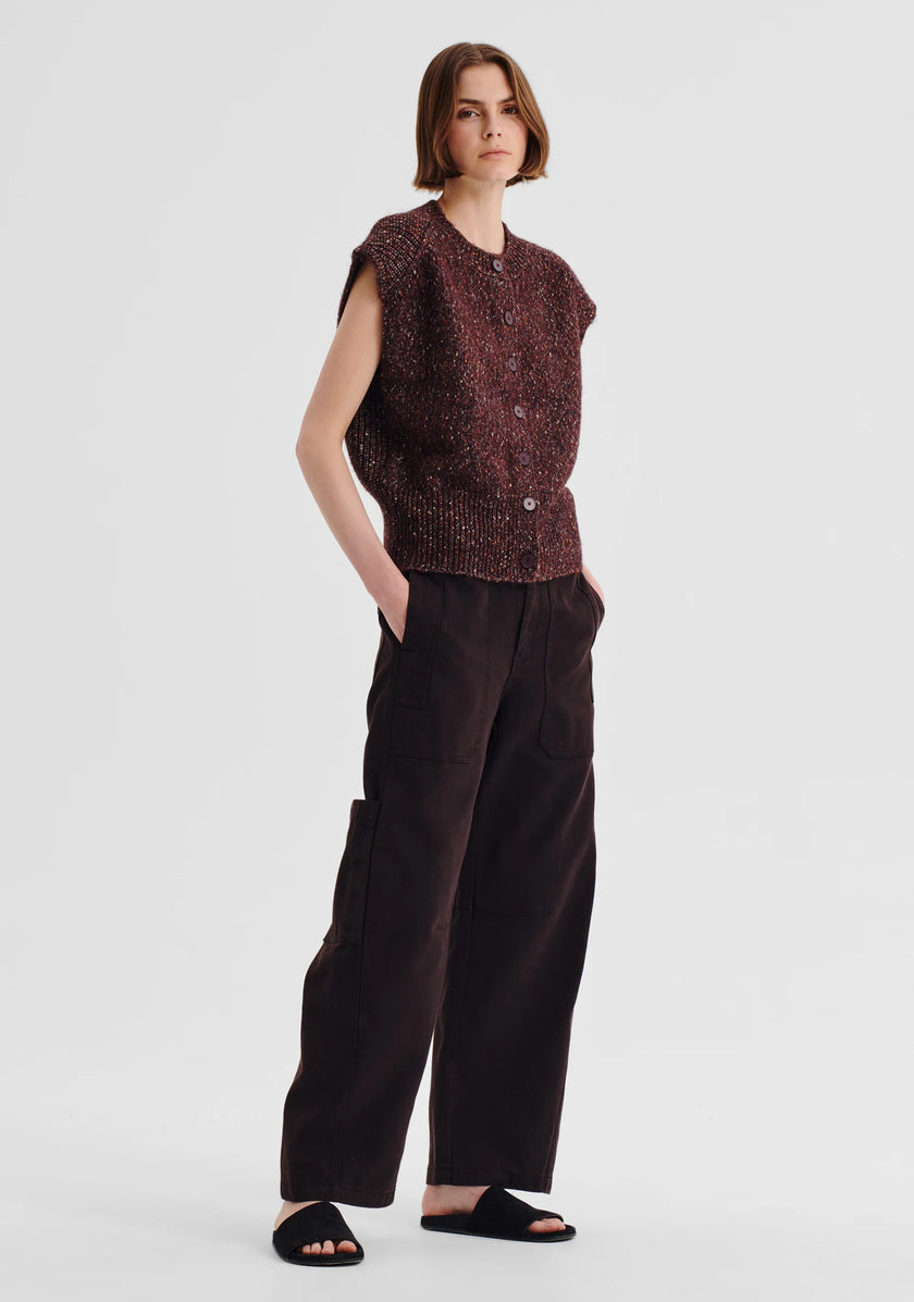 Morrison Zoe Knit Vest  - Boysenberry