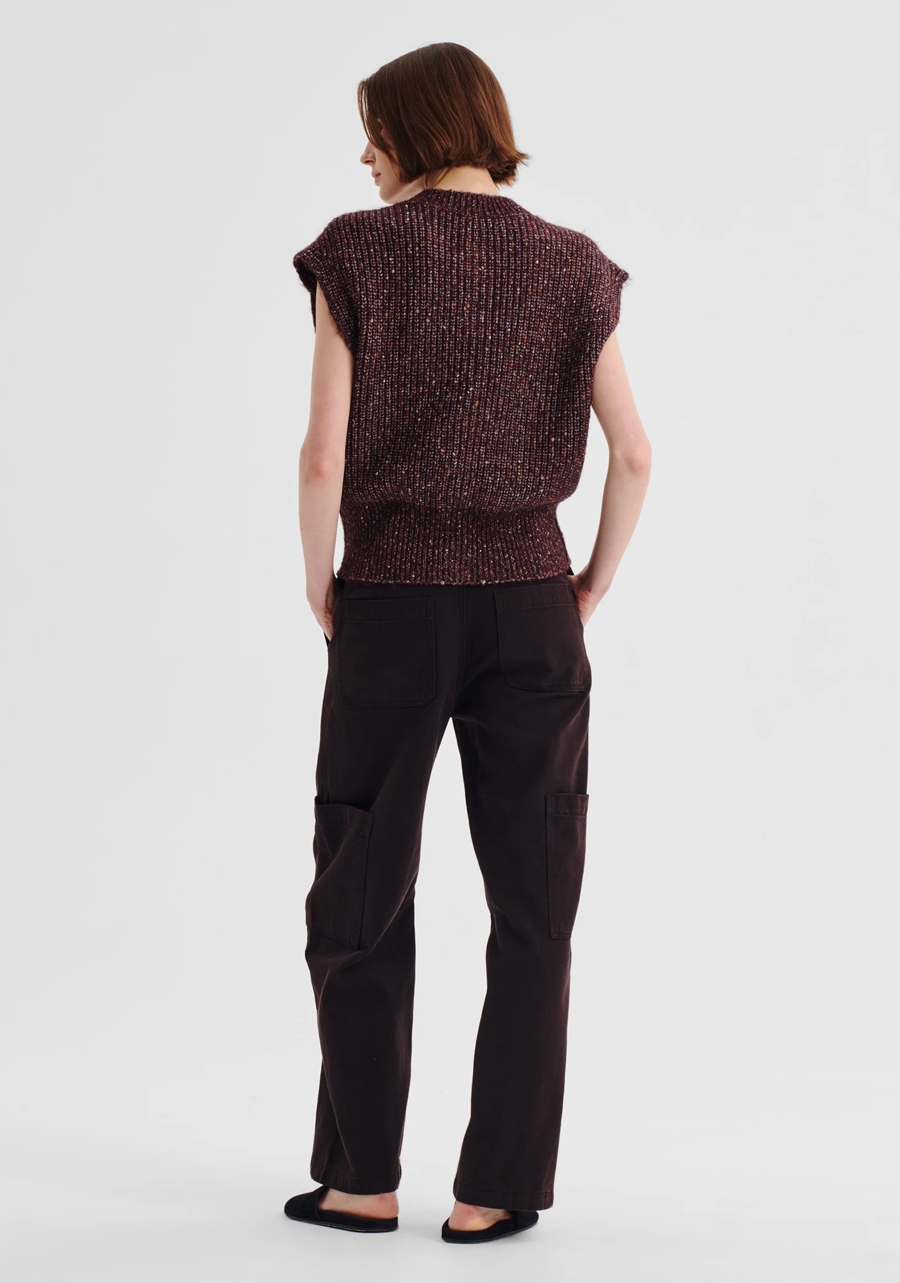 Morrison Zoe Knit Vest  - Boysenberry