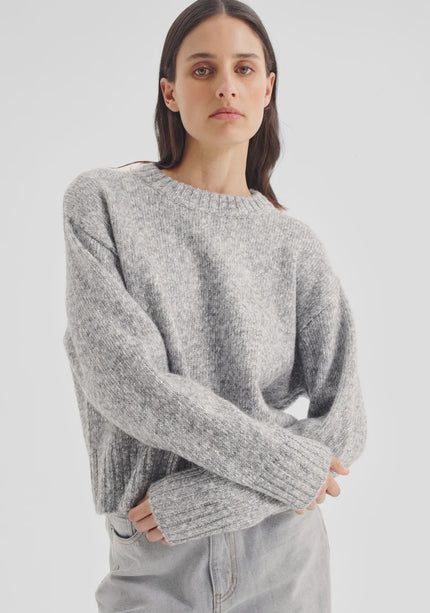 Morrison Zoe Knit Pullover - Grey Marle
