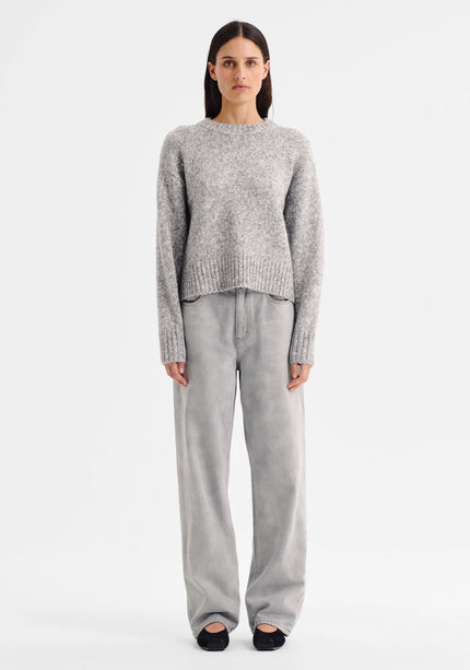 Morrison Zoe Knit Pullover - Grey Marle