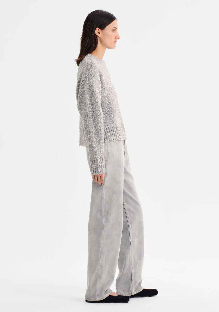Morrison Zoe Knit Pullover - Grey Marle