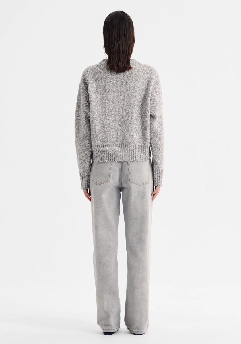 Morrison Zoe Knit Pullover - Grey Marle