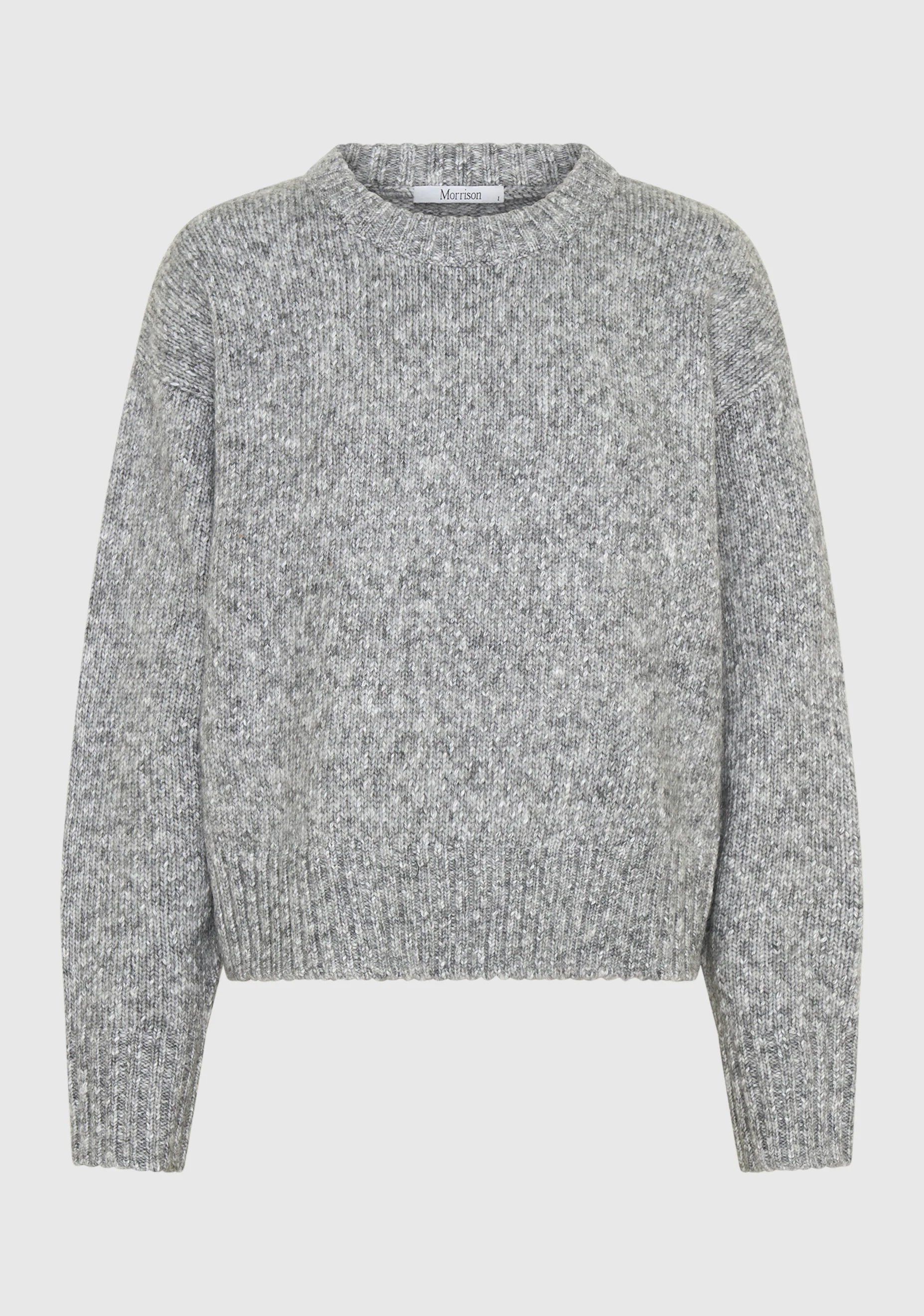 Morrison Zoe Knit Pullover - Grey Marle