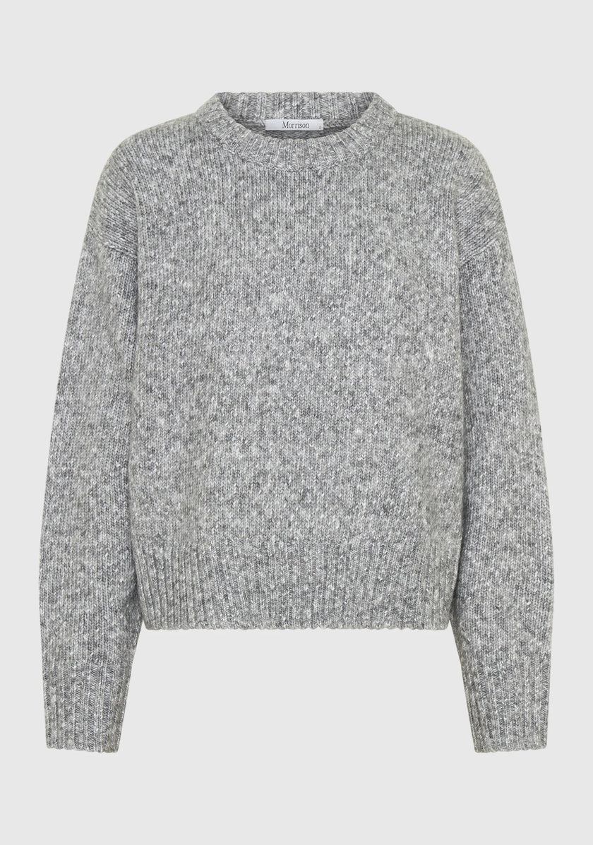 Morrison Zoe Knit Pullover - Grey Marle