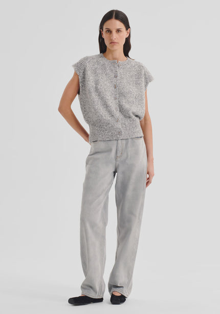 Morrison Zoe Knit Vest - Grey Marle