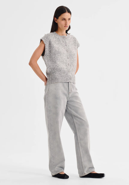 Morrison Zoe Knit Vest - Grey Marle