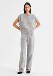 Morrison Zoe Knit Vest - Grey Marle