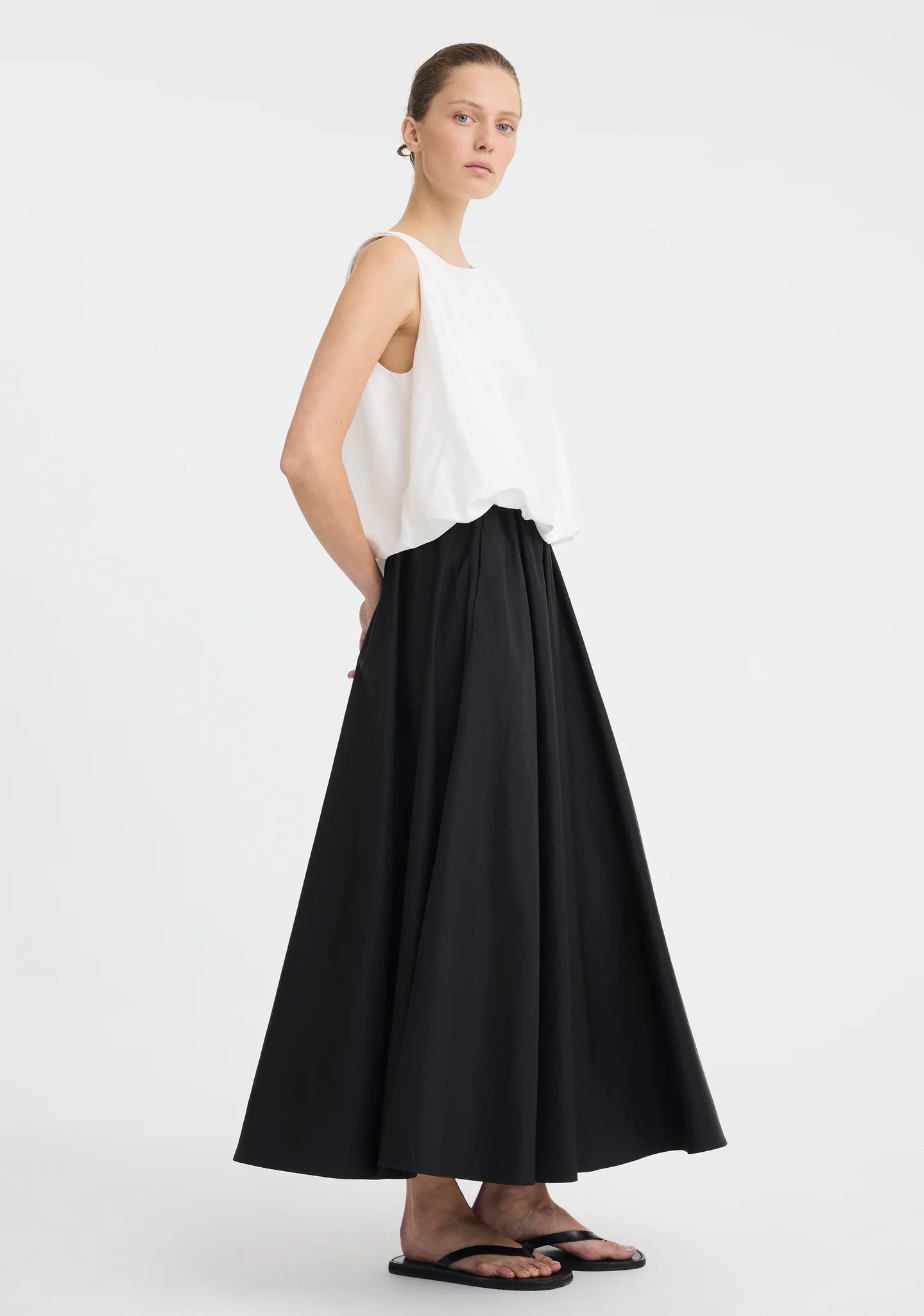 Morrison Coco Taffeta Skirt - Black
