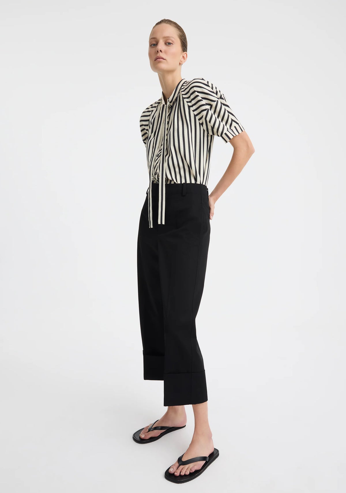 Morrison Martine Cuffed Pant - Black