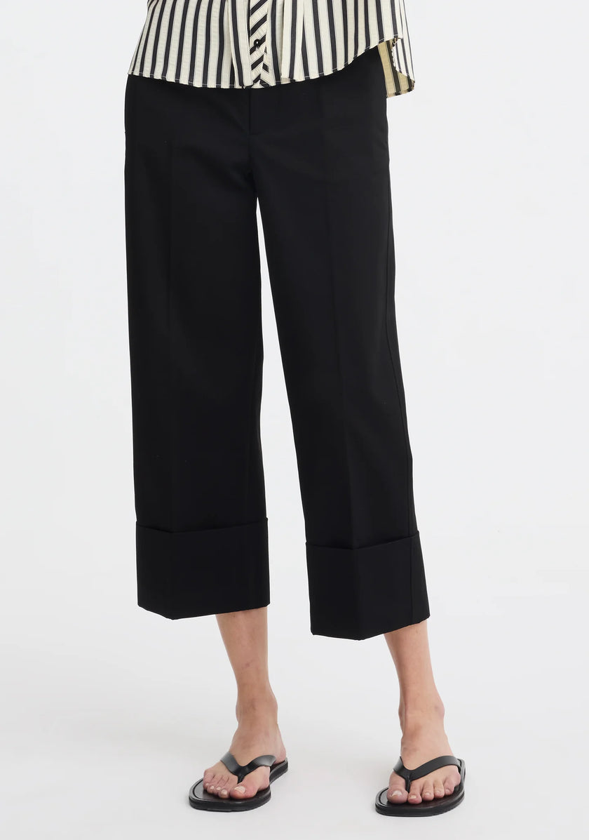 Morrison Martine Cuffed Pant - Black