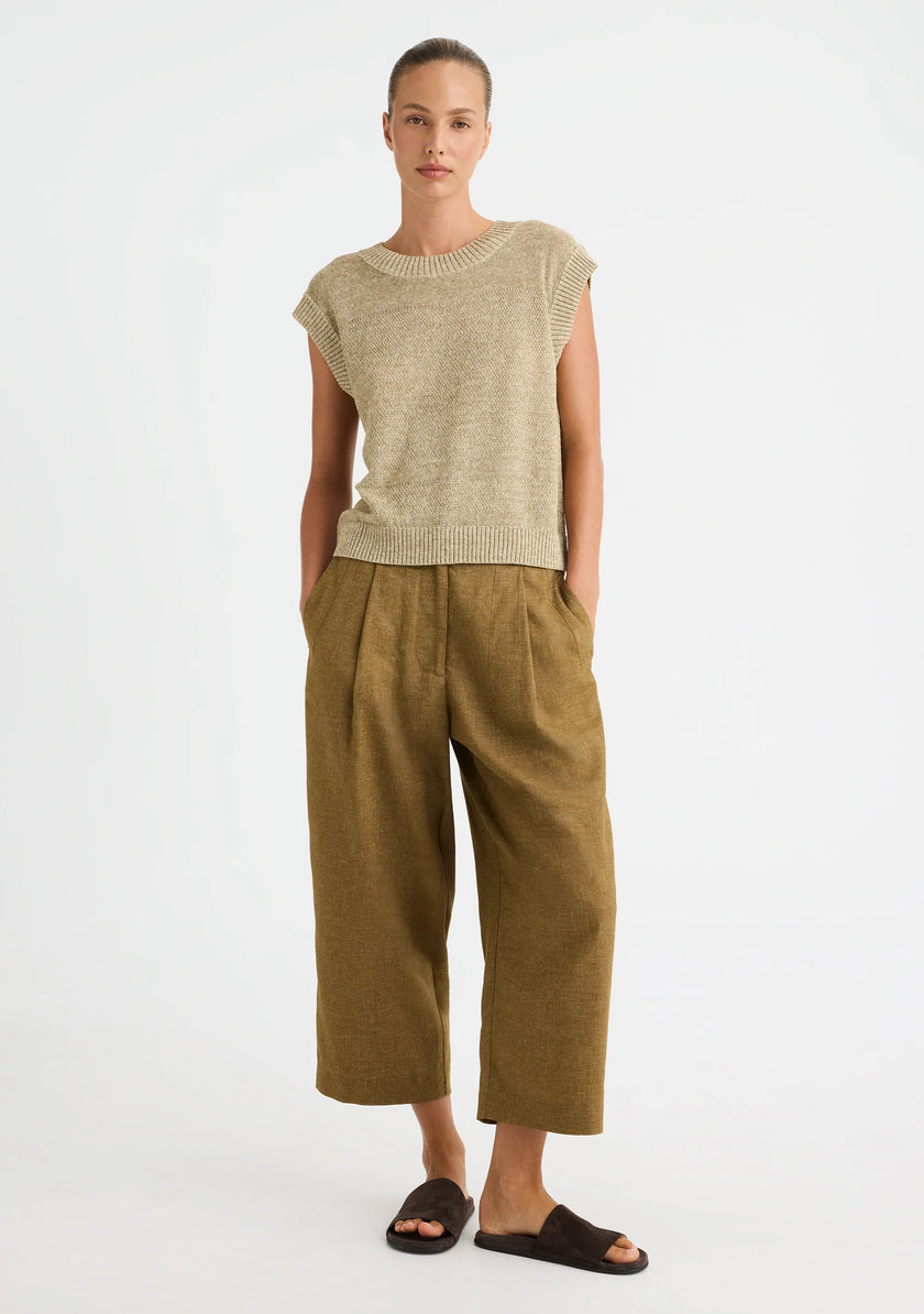 Morrison Renata Sleeveless Knit - Oat