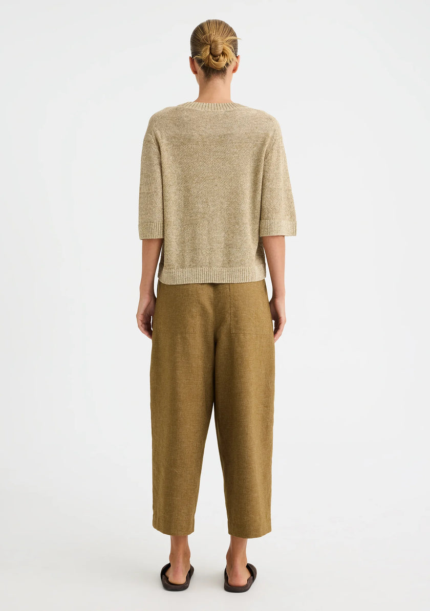 Morrison Renata Knit Tee - Oat