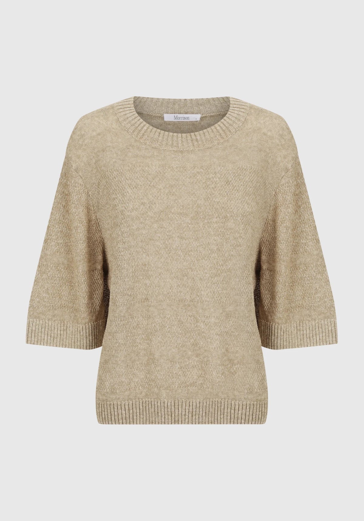 Morrison Renata Knit Tee - Oat