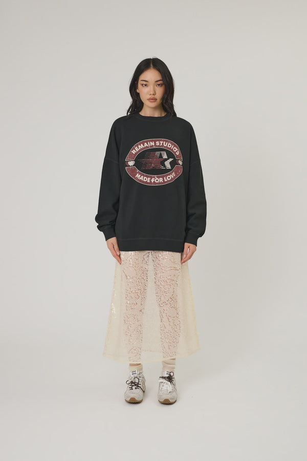 Remain Starlet Crew - Washed Black